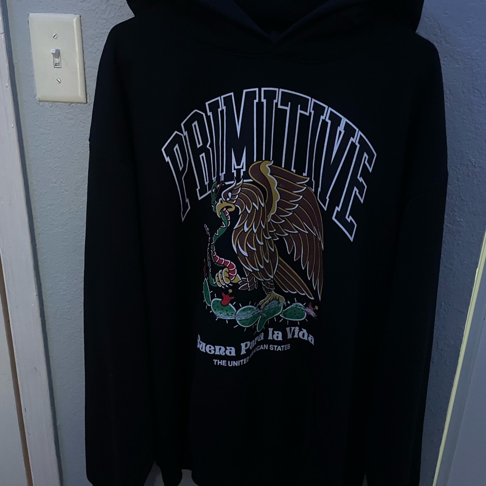 Primitive Black Bear Graphic Sweater